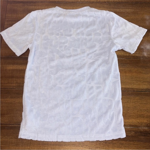 Nike Jordan Boys' Fuel Up Cool Down Terry cloth T-Shirt Blue Large - Picture 8 of 8